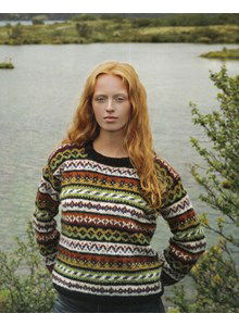 meerkleurige gestreepte damestrui