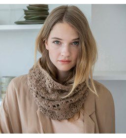 Snood gemaakt van Phildar Phil Alpaga