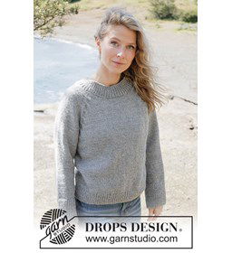 Grey Feather Sweater gemaakt van Rondbreinaald nr 5