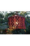 Macrame patroon Geknoopte lamp van andere kant