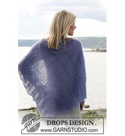 Omslagdoek gemaakt van Drops Kid Silk