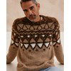 Herentrui in jacquard patroon
