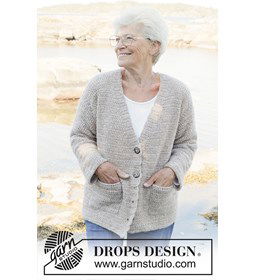 Silver Moon Cardigan gemaakt van knopen