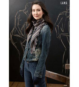 Sjaal gemaakt van Lang Yarns Viva