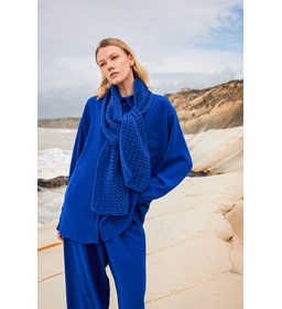Gehaakte Sjaal Windborne gemaakt van Lang Yarns Wooladdicts Spirit