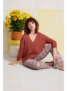 Wijde rechte damestrui