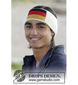 Hoofdband gemaakt van Drops Alaska