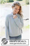 Breipatroon Rain Trail Sweater van andere kant