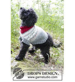 Hondentrui gemaakt van Drops Merino extra fine