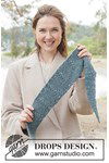 Haakpatroon Sjaaltje Ocean Nest Scarf van andere kant