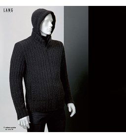 Vest met capuchon gemaakt van Lang Yarns Cashmere Premium