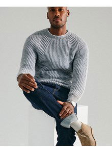 Herentrui met ronde hals