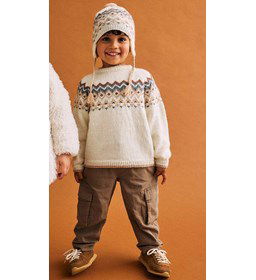 Muts met oorwarmers gemaakt van Phildar Phil Super Baby