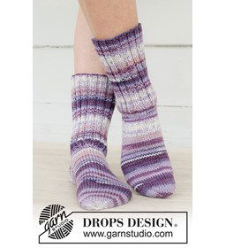 Planet Prowler Socks gemaakt van DROPS Fiesta