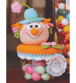 Clown gemaakt van Lijm gips klei