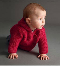 Manteltje gemaakt van Phildar Phil Partner 6