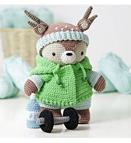 Fitnes kledingset gemaakt van Scheepjes Catona 25 en 10 gram