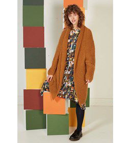 Damesvest met sjaalkraag gemaakt van Lang Yarns Mohair Luxe