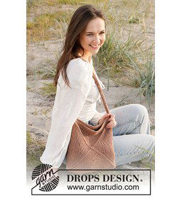 Vierkante schoudertas gemaakt van Drops Paris