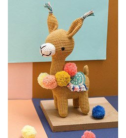 Alpaca gemaakt van Scheepjes Catona 25 en 10 gram