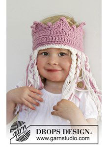 Gehaakte kroon met haar