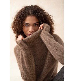 Damestrui met dubbele halsboord