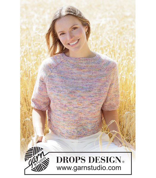 Breipatroon Zomers gebreid T-shirt met elegante raglanmouwen