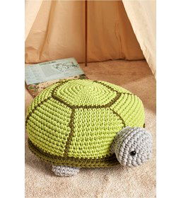 Schildpad gemaakt van DMC Nova Vita 12