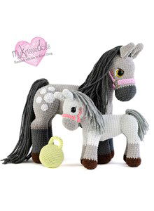 pony Silver en veulentje Pip