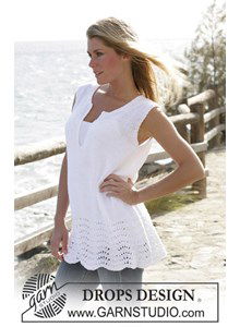 Tuniek met golfmotief