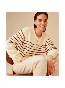 Damestrui met streeppatroon