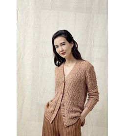 Damesvest gemaakt van Lang Yarns Kylie (op=op)