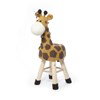 dierenkruk giraffe gemaakt van Boeken poppen en dieren