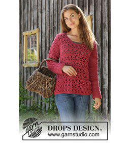 Trui gemaakt van Drops Merino extra fine