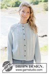 Breipatroon Rain Trail Cardigan van andere kant