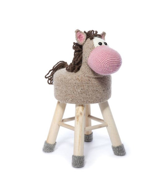 Haakpatroon dierenkruk paard