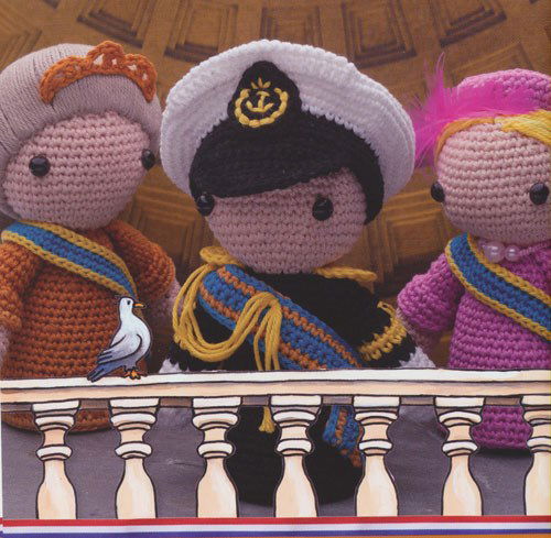 Haakpatroon Koning, Koningin, Prinses