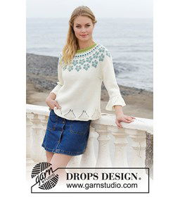 Trui gemaakt van Drops Cotton Merino