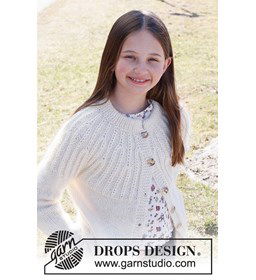 Meisjes vest gemaakt van DROPS Flora