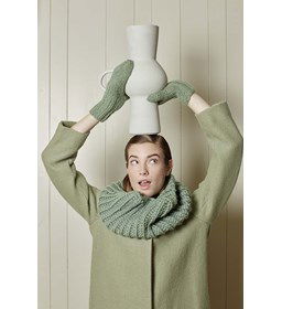 Col / sjaal gemaakt van Lang Yarns Wooladdicts Fire