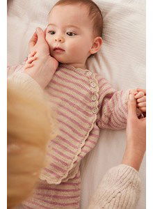 Gestreept truitje met ronde hals