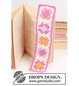 Sweet Read Boekenlegger gemaakt van Drops Safran