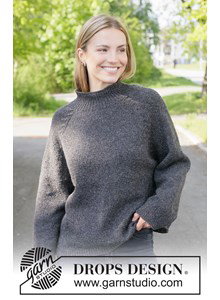 oversized damestrui met raglan en kabels