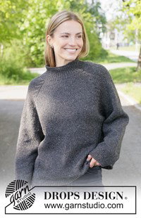 oversized damestrui met raglan en kabels