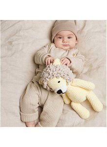 Knuffelleeuw met krullende manen