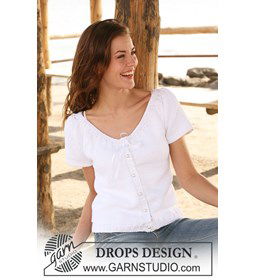 vest met korte mouwen gemaakt van knopen