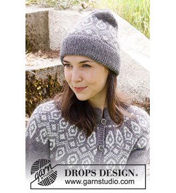 Damesmuts gemaakt van DROPS Sky