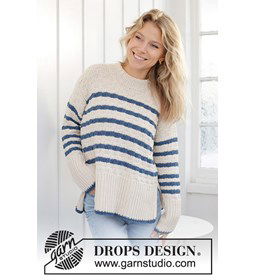 Damestrui met extra brede boorden gemaakt van Drops Paris