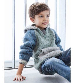 Kindertrui gemaakt van Phildar Phil Tweedy