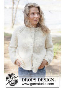 Snel gebreid chunky vest met raglan & punnikrand